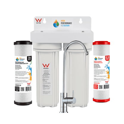 Maximum Chemical Reduction - Twin Undersink System - Standard 10"
