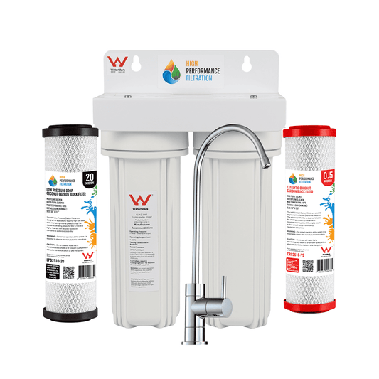 Maximum Chemical Reduction - Twin Undersink System - Standard 10"